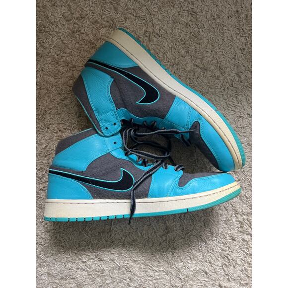 Air Jordan 1 Mid Gamma Blue Size 12 US Men’s - Picture 6 of 6